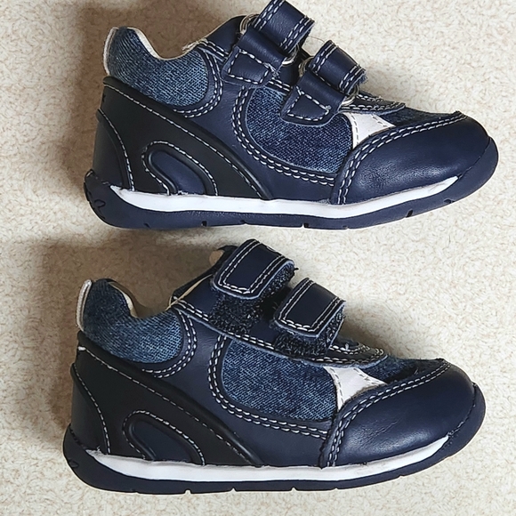 NWOT Geox B Each Respira sneakers  US Size 4.5  Color Navy - Picture 12 of 13